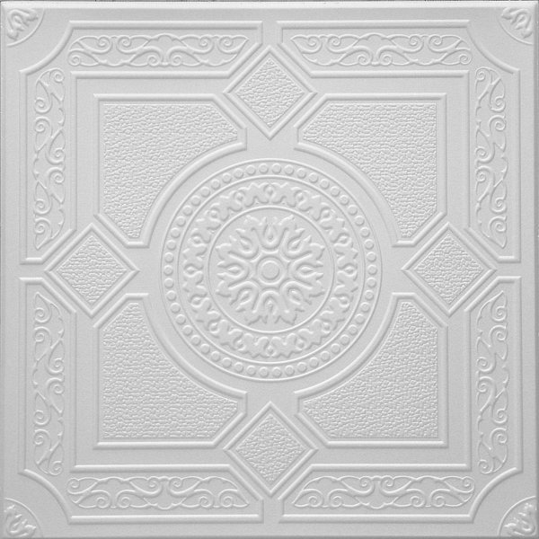 Styro Pro Rm30 Polystyrene (styrofoam) Decorative Ceiling Tile To Cover